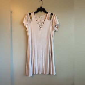 Simply Southern Cold Shoulder Dress